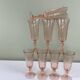 8 vintage Rosaline flutes