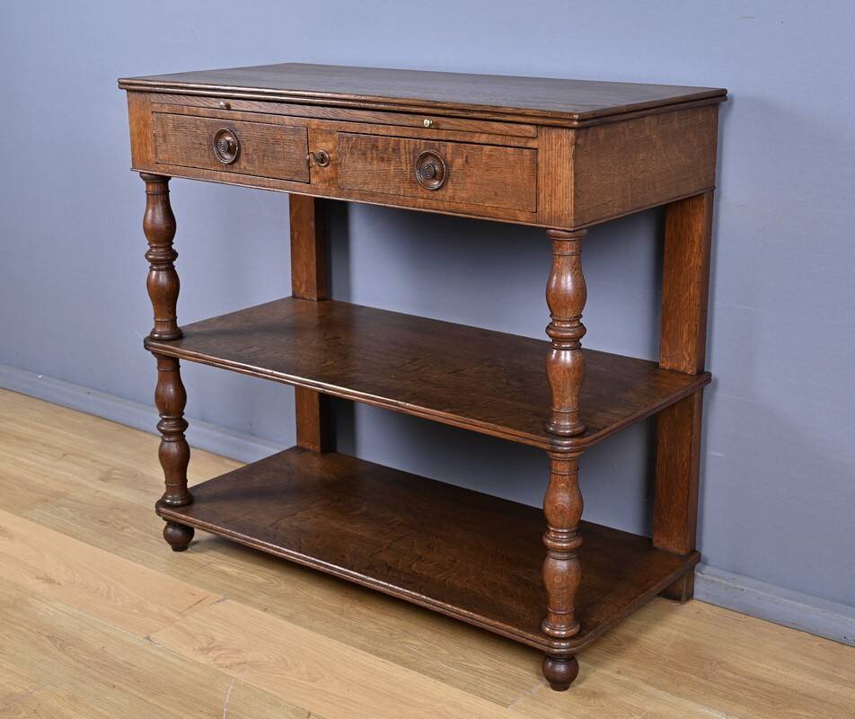 Oak sideboard, Louis-Philippe style – Late 19th century