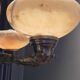 Decorative lustre from the early 1900s, in bronze and alabaster, Swedish Jugend.