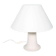 Bohemian table lamp from the 60s/70s, with textured natural tones.