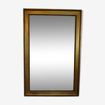 Miroir XIXème 70 x 110 cm bois doré