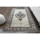 1970s Vintage Turkish Handmade Wool & Cotton Beige Area Rug 158x246