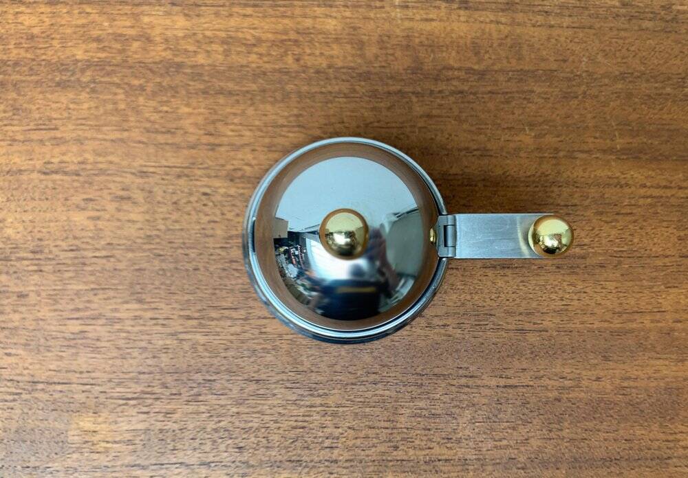 Sugar bowl from the Kontessa series, Italian postmodern design by Vev Vigano, 1980s.