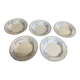 5 flat plates H.BOULENGER and cie Terre de fer, choisy le roi VILLARS