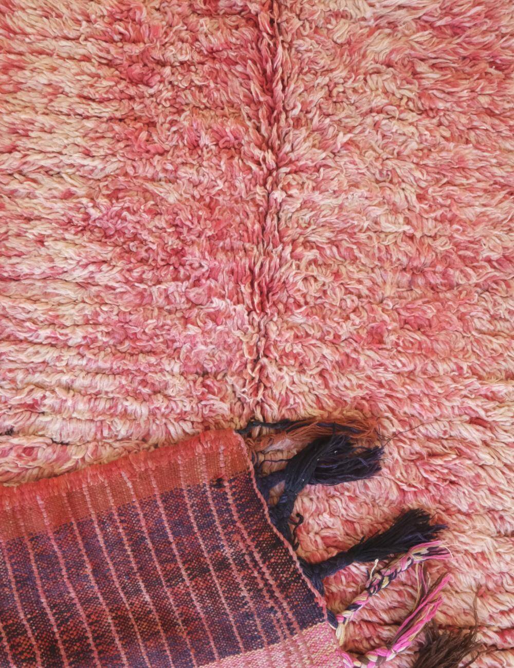 Tapis Rose Vintage - 257 x 126 cm