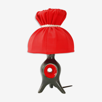 Lampe en céramique 1950 rockabilly