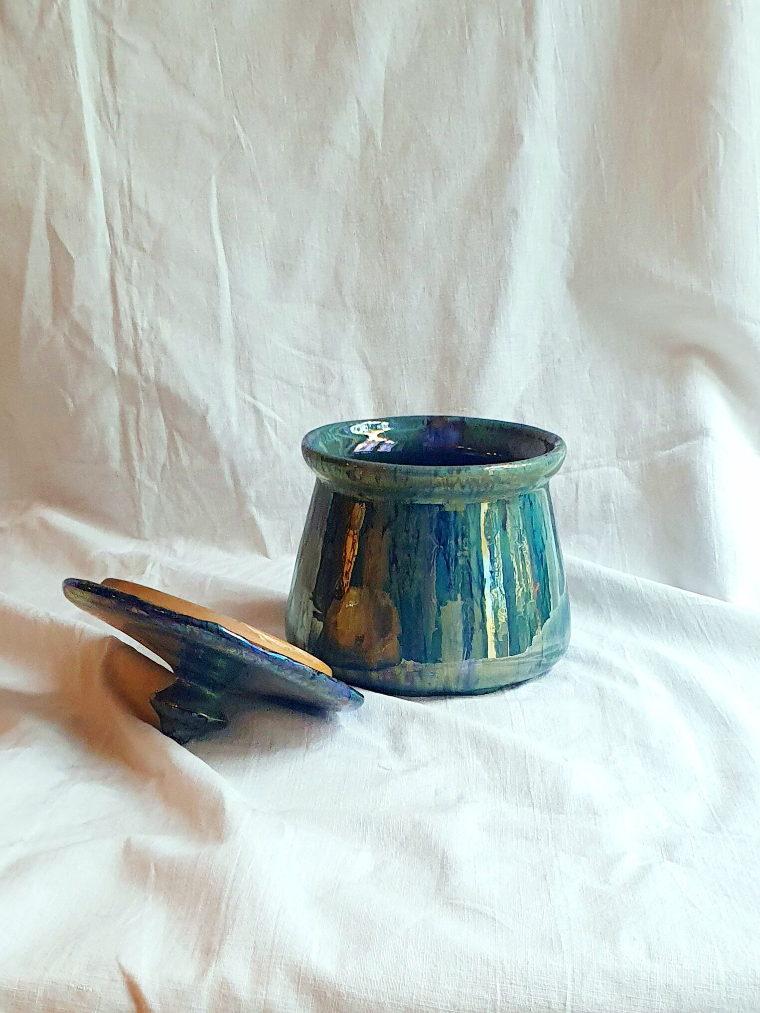 Enamelled ceramic pot Alphonse Cytère Unifrance