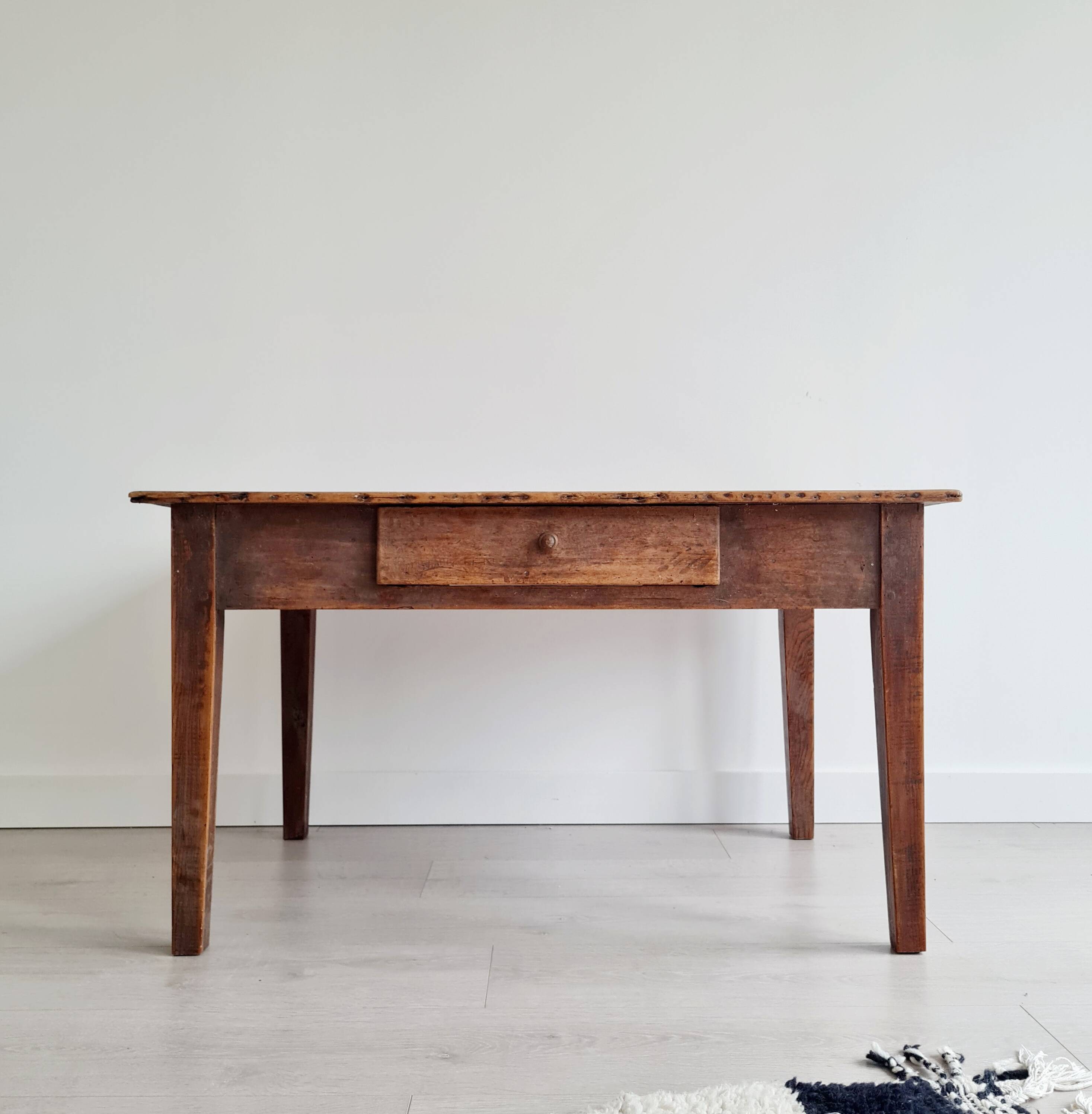 Antique low farmhouse table