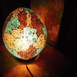 Mosaic egg lamp