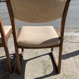 Table scandinave à rallonge avec 4 chaises