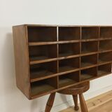 Wooden postal sorting locker