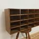 Casier de tri postal en bois