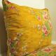 2 vintage ornate cushions