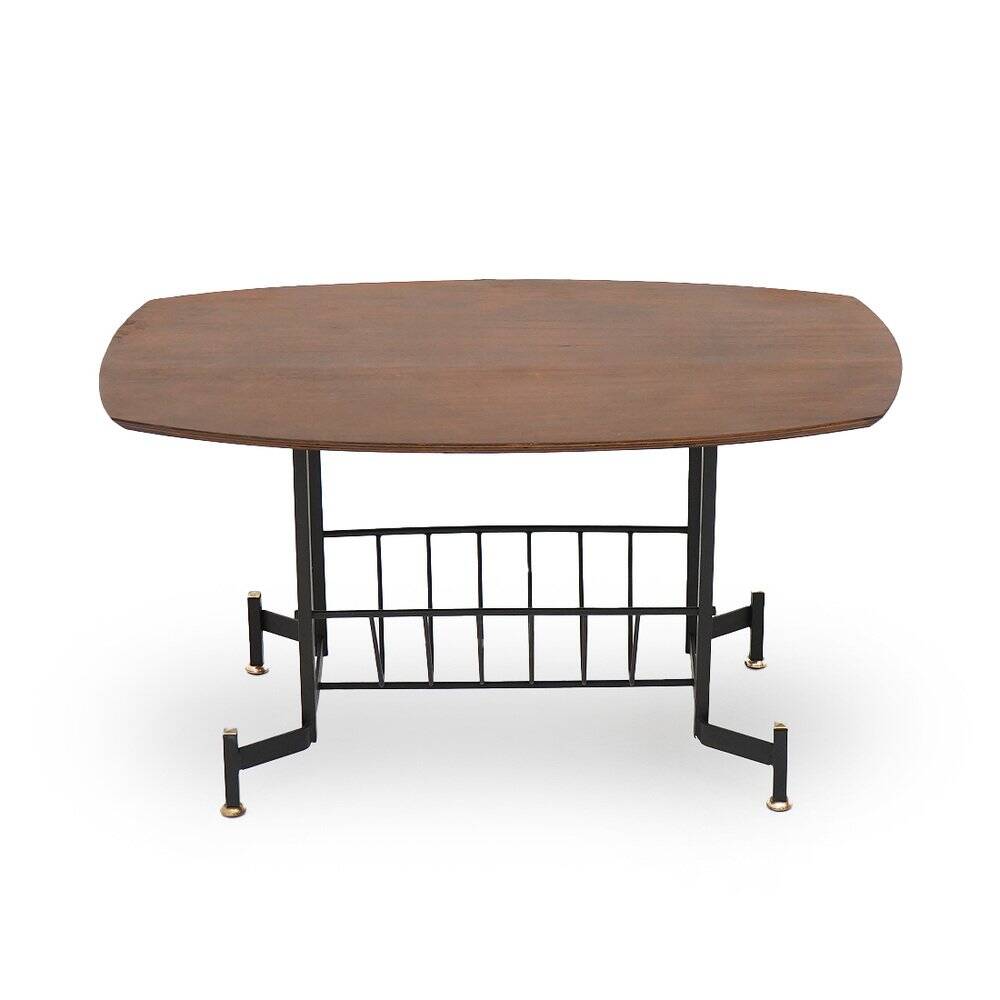 Coffee table with magazine rack, 1950s