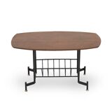 Coffee table with magazine rack, 1950s