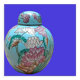 Very nice Chinese earthenware box, vintage