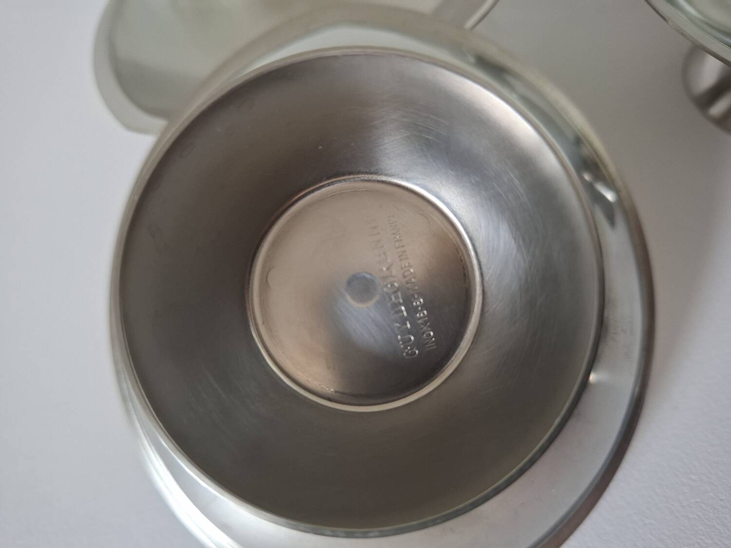 Guy Degrenne stainless steel cups