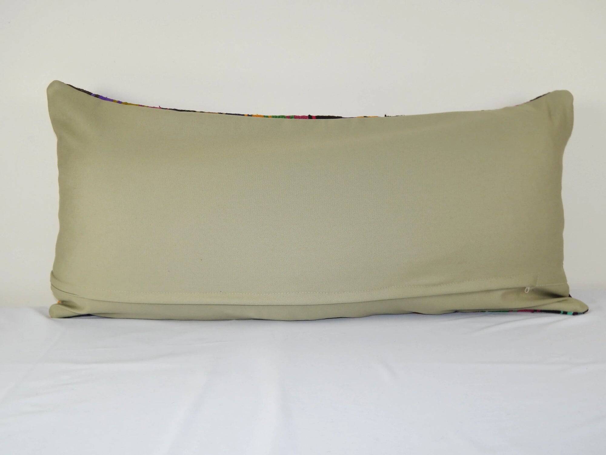 Vintage kilim cushion cover 102x51 cm