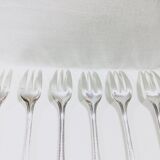Christofle pearl cake forks