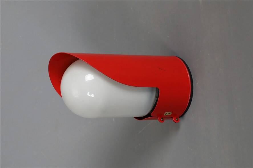 "U 99" Space-Age wall lamp by ABO Randers for indoor and outdoor use / Danish design / 1970s