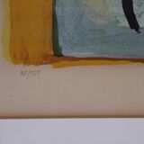Bram van velde lithograph signed and numbered