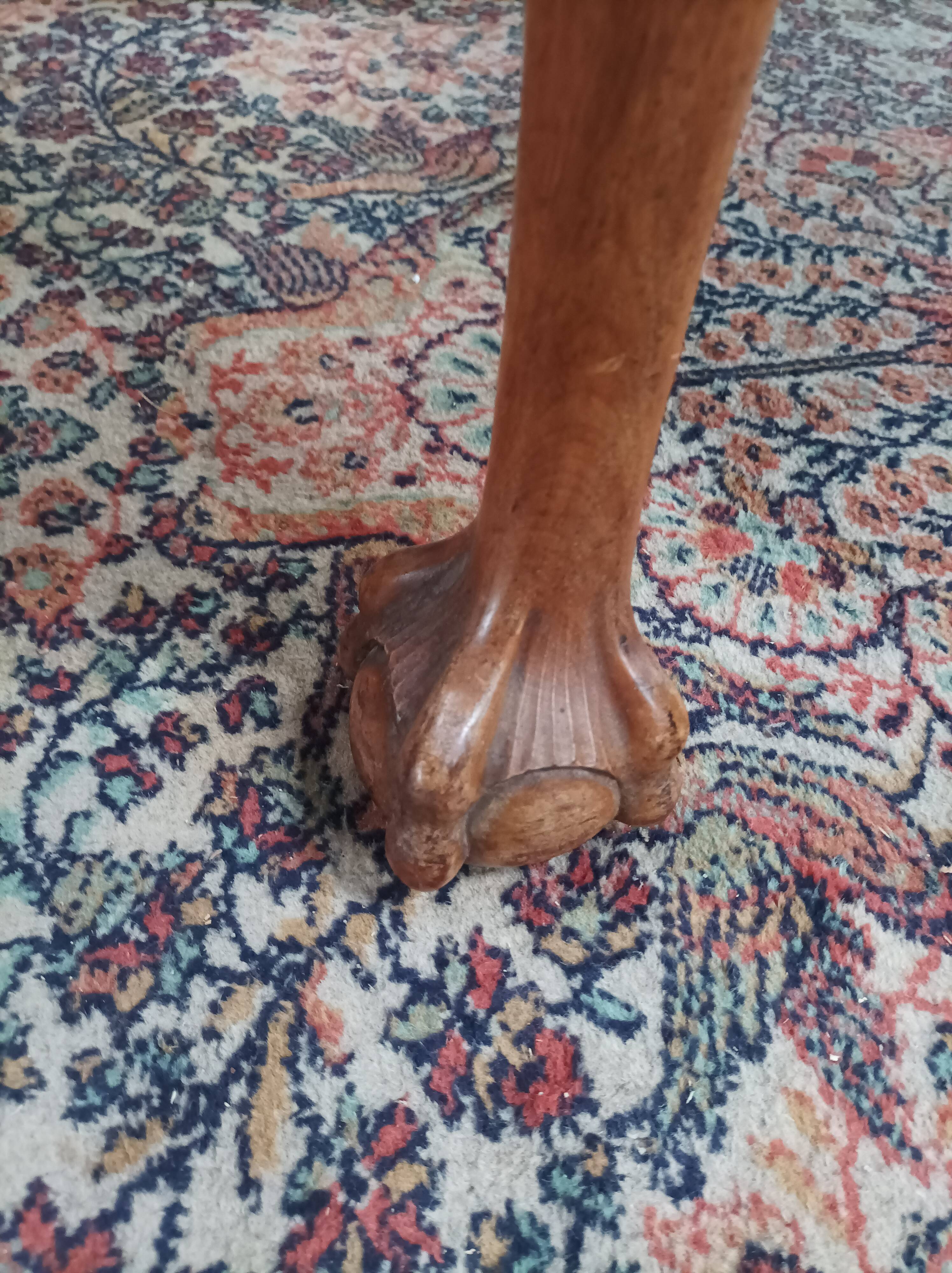 Mahogany Chippendale table Maison Jellinek Paris