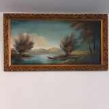 Oil on canvas painting