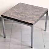 Table d'appoint vintage en granit rose 1970
