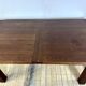 Brutalist solid oak table with 2 extensions from the 1990s.