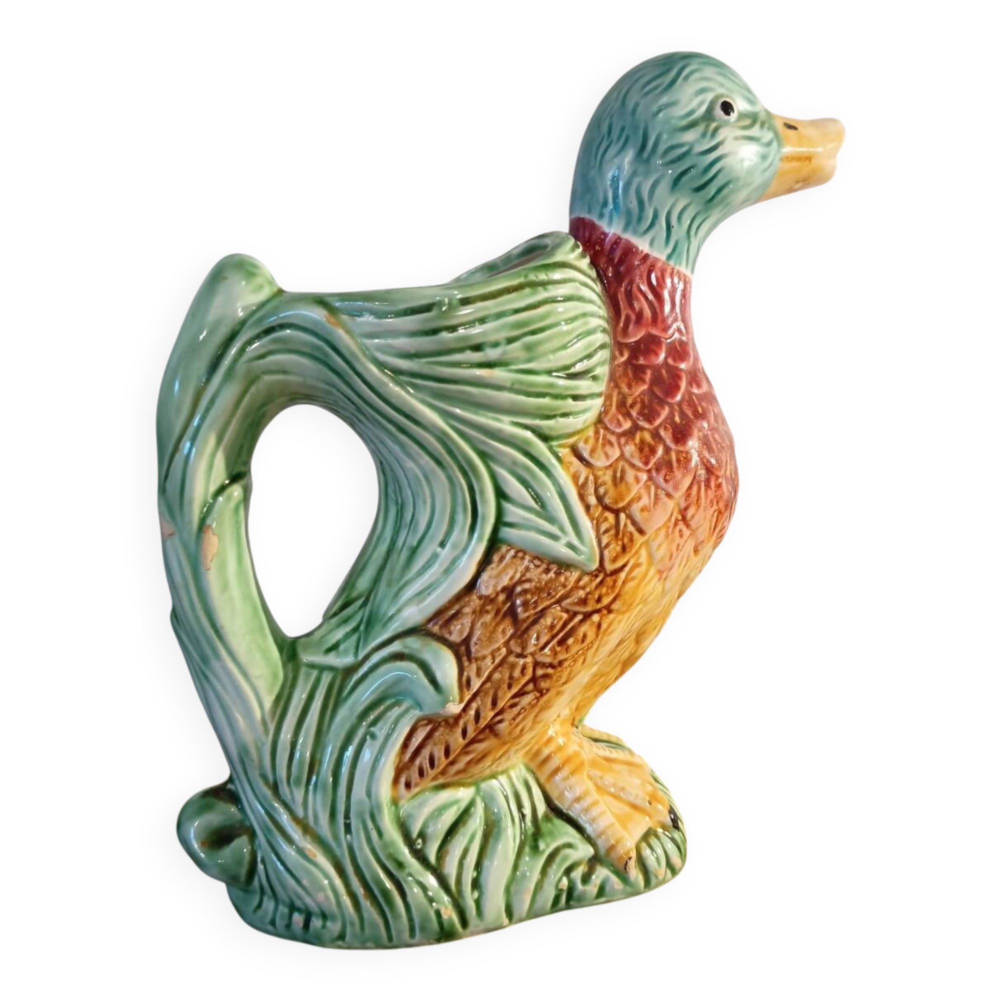 Vintage ceramic duck jug