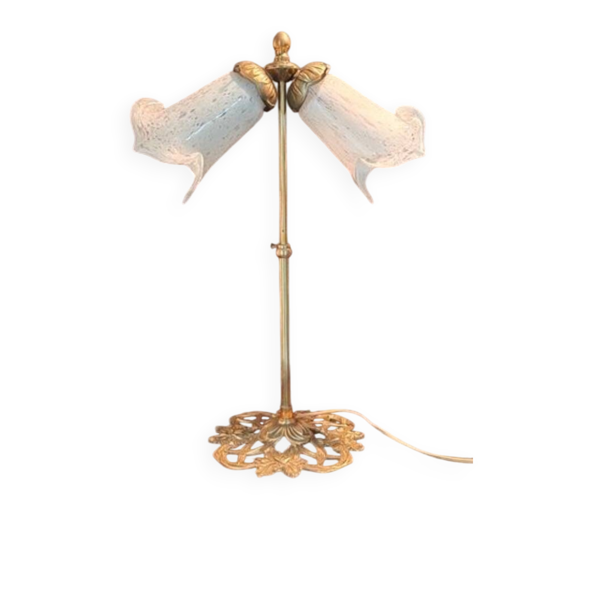 Art Nouveau lamp from Finland, tulips, art from France