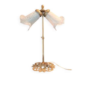 Art Nouveau lamp from Finland, tulips, art from France