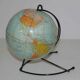 Old cardboard globe Girard and Barrère 50's
