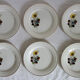 Set of 6 dessert plates Digoin model Veronese, 50s