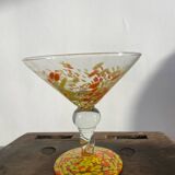 Clichy glass fruit bowl