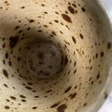 Beige pyrite stoneware mugs