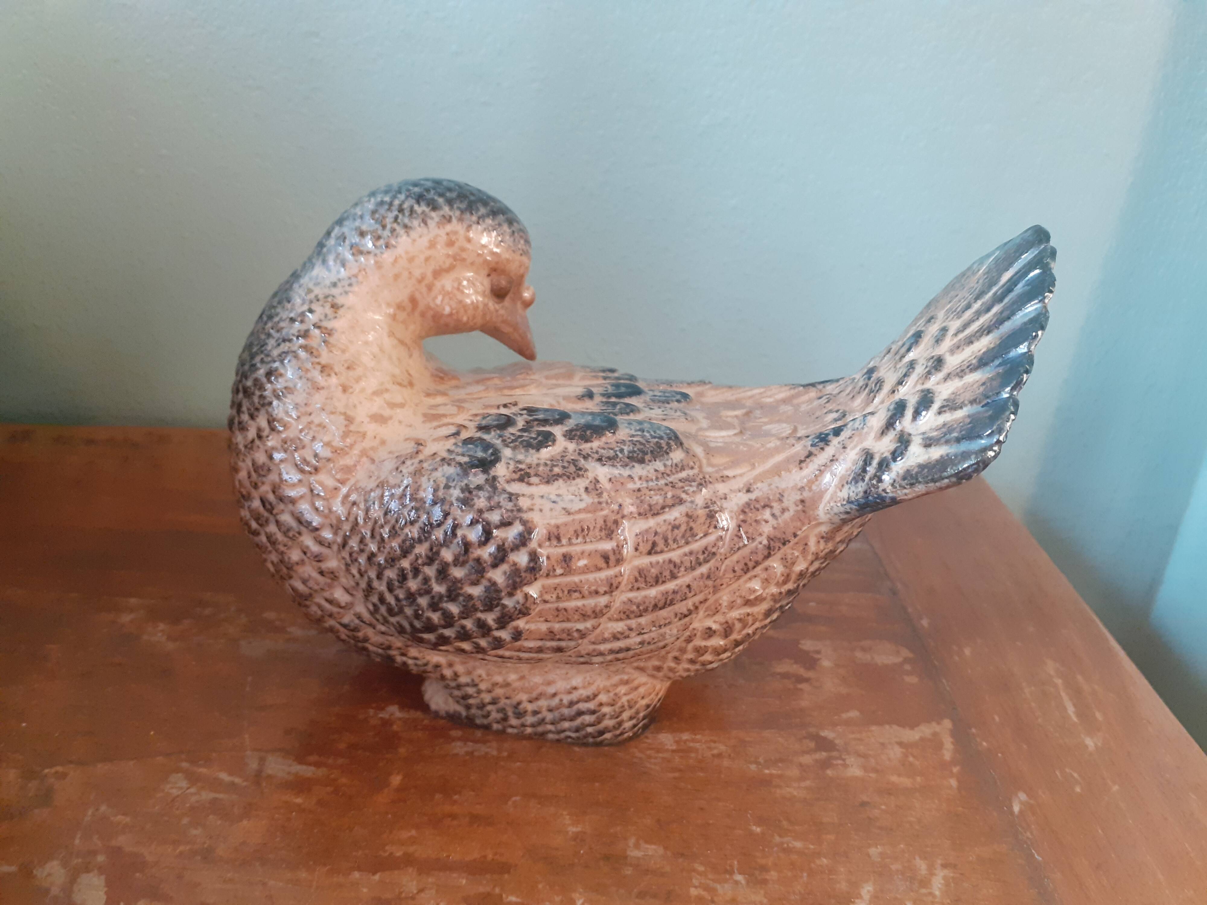 Oiseau vintage en céramique