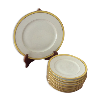 Ancien service à gâteaux porcelaine BRP Limoges