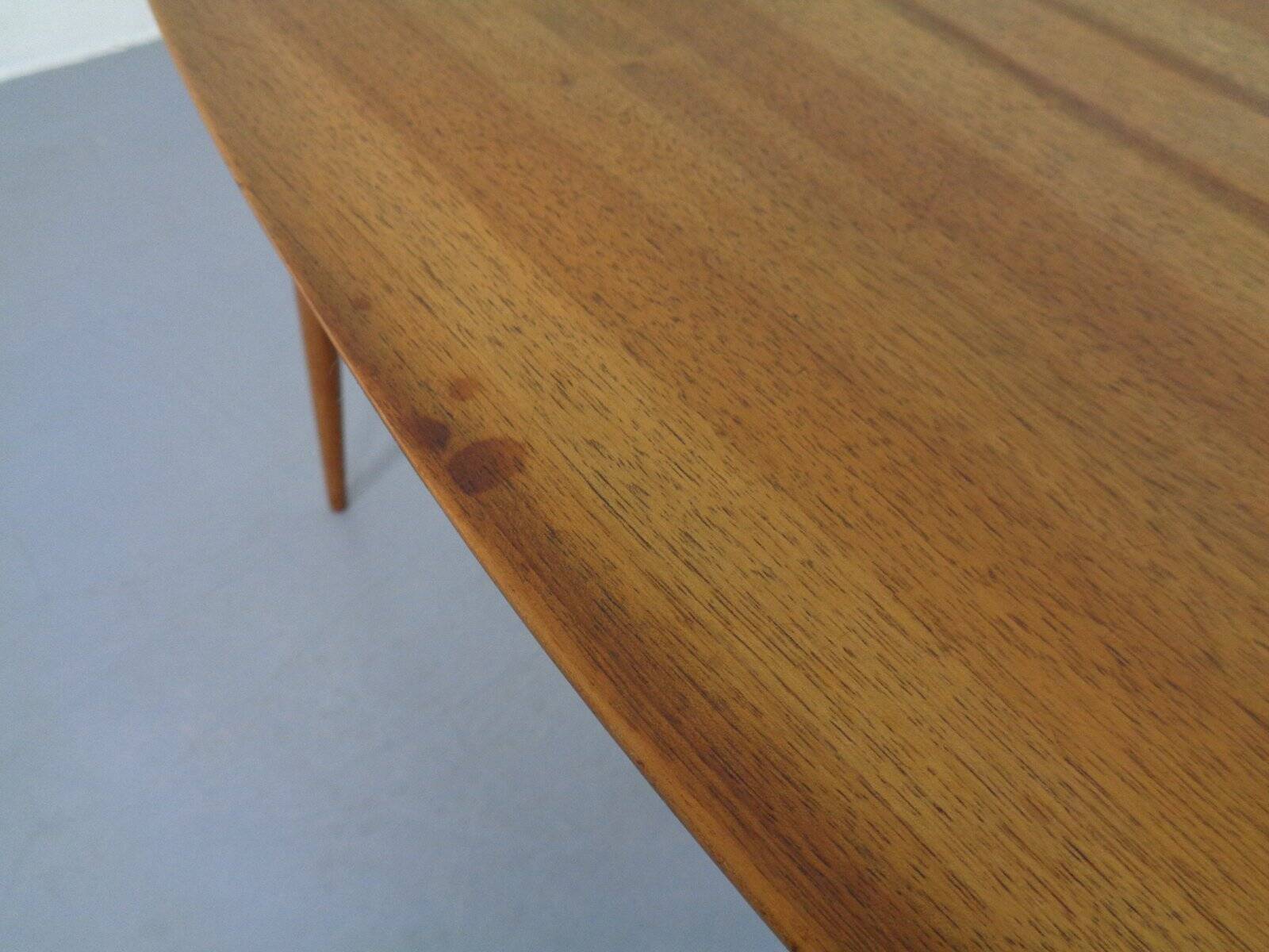 Mid-Century Triangular Teak Side Table, 1960s