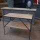Small industrial side table 1970s