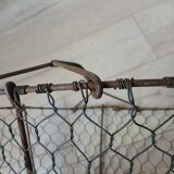 Antique metal basket + wire