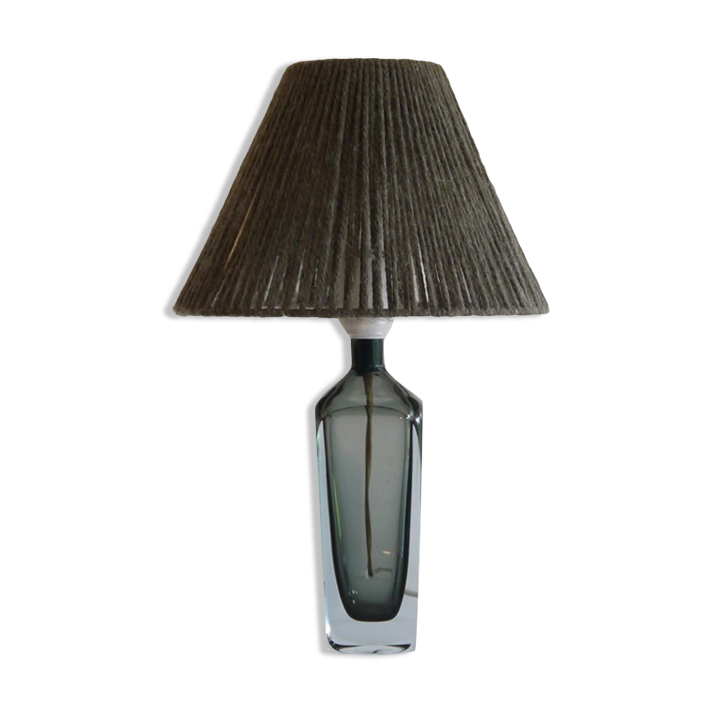 Scandinavian glass lamp by Asta Stromberg 1970