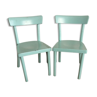 Pair of children's chairs, vintage