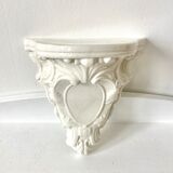 Wall console ceramic shelf
