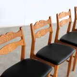 brutalist dining chairs | vintage chairs | 1960s