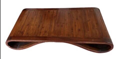 Ethnic coffee table in solid wood, vintage table in solid teak