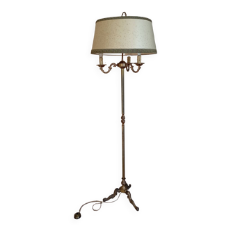 Vintage brass floor lamp