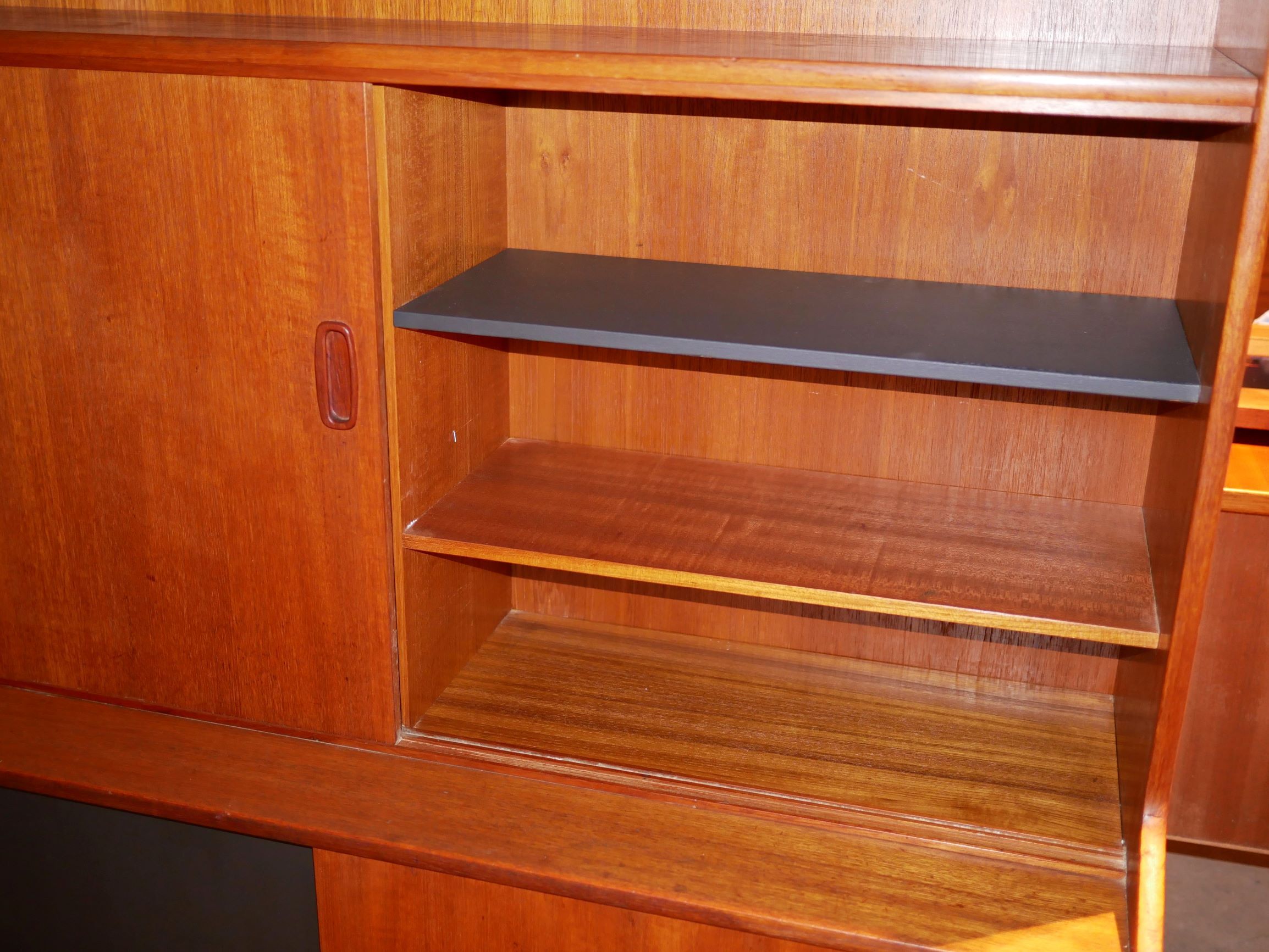 Scandinavian buffet teak model "Tilburg" by O.M.F Omer Meubel Fabriek to Samcom Lefèvre editions