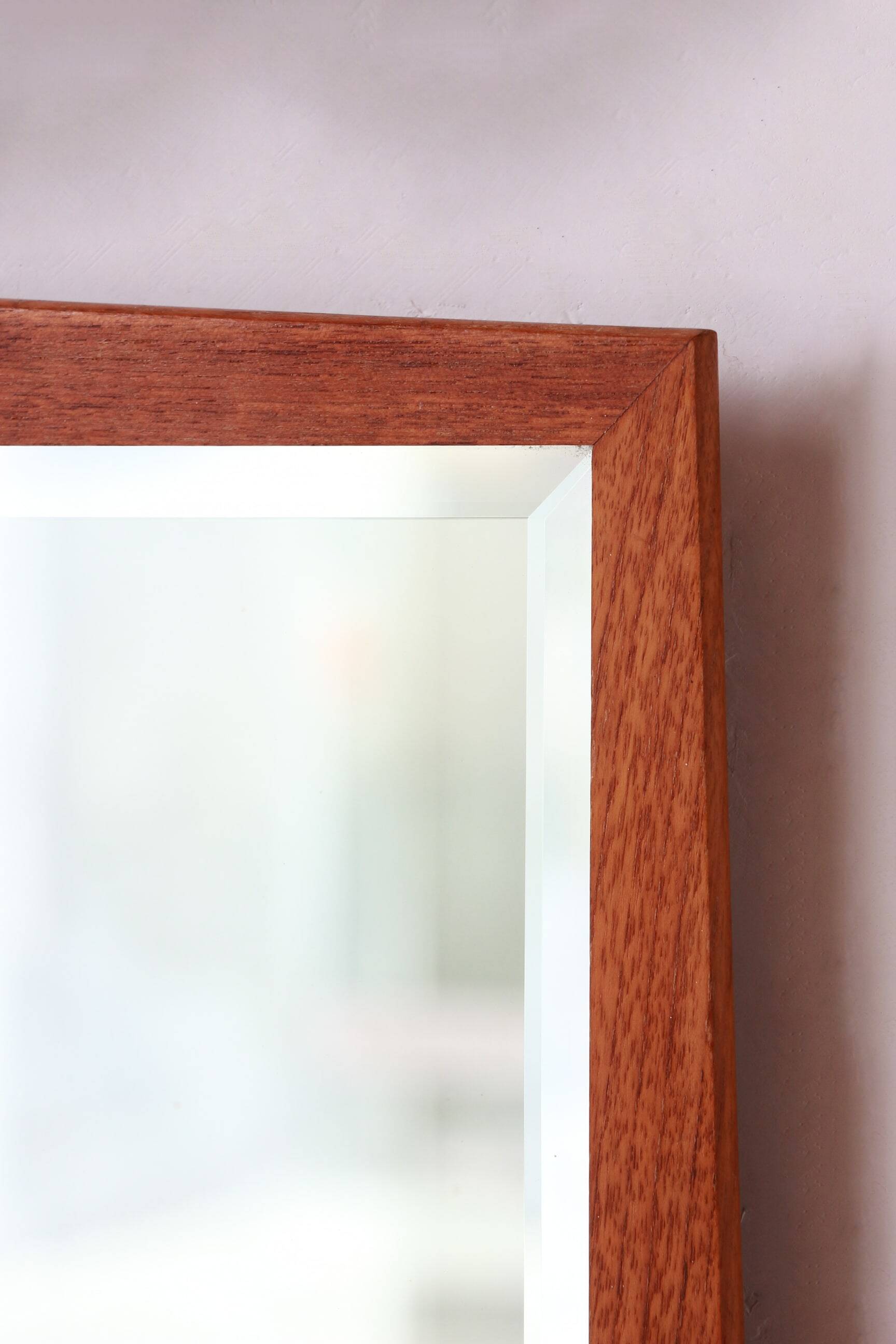 Miroir Rectangulaire Teck - Scandinave 14.09.23.07