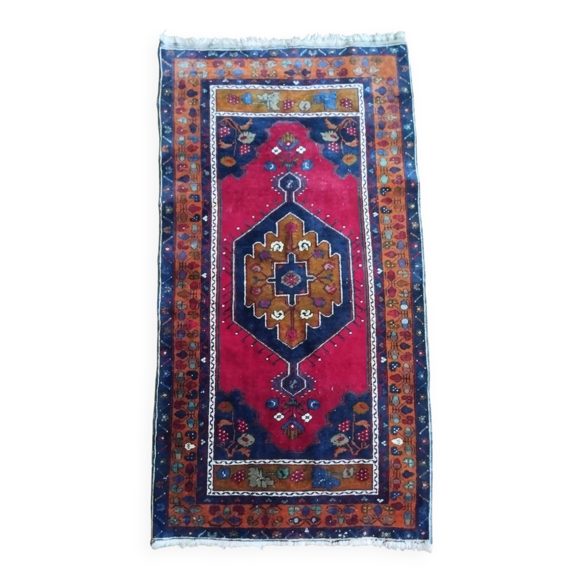 Handmade Anatolian carpet Yahyahli 187x100cm
